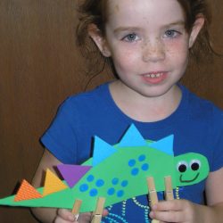 Lego Dino Party-we printed scales with Legos! First Steps